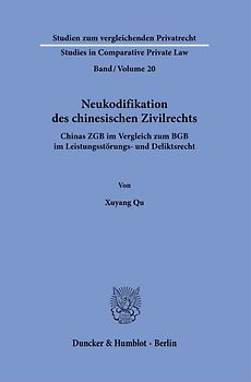 Neukodifikation des chinesischen Zivilrechts.