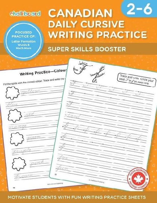 Canadian Daily Cursive Writing Practice Grades 2-6