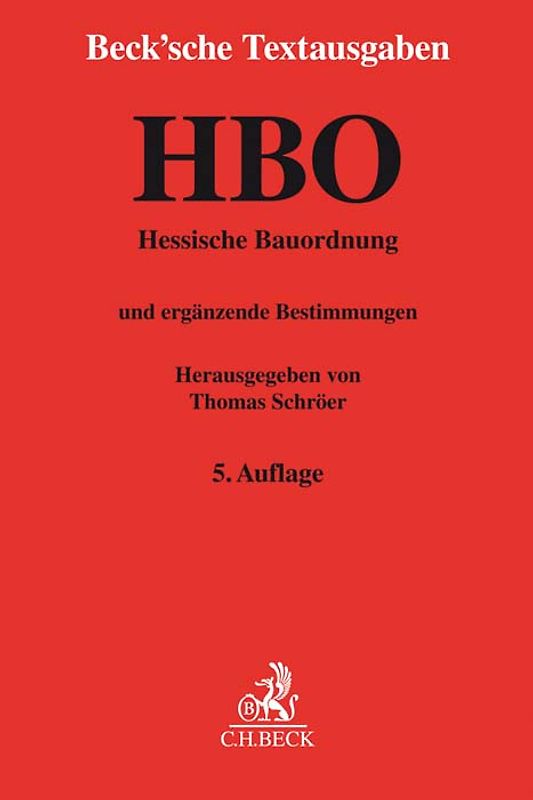 Hessische Bauordnung. HBO