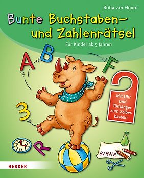 Bunte Buchstaben- und Zahlenrätsel
