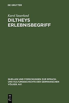 Diltheys Erlebnisbegriff