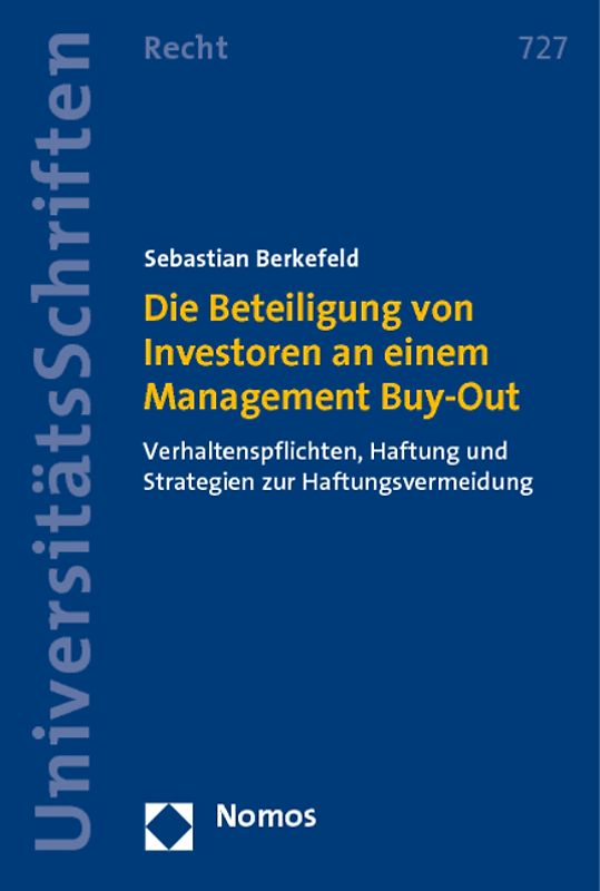 Die Beteiligung von Investoren an einem Management Buy-Out