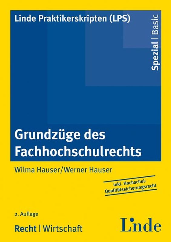 Grundzüge des Fachhochschulrechts
