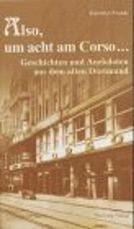 Also, um acht am Cafe Corso.