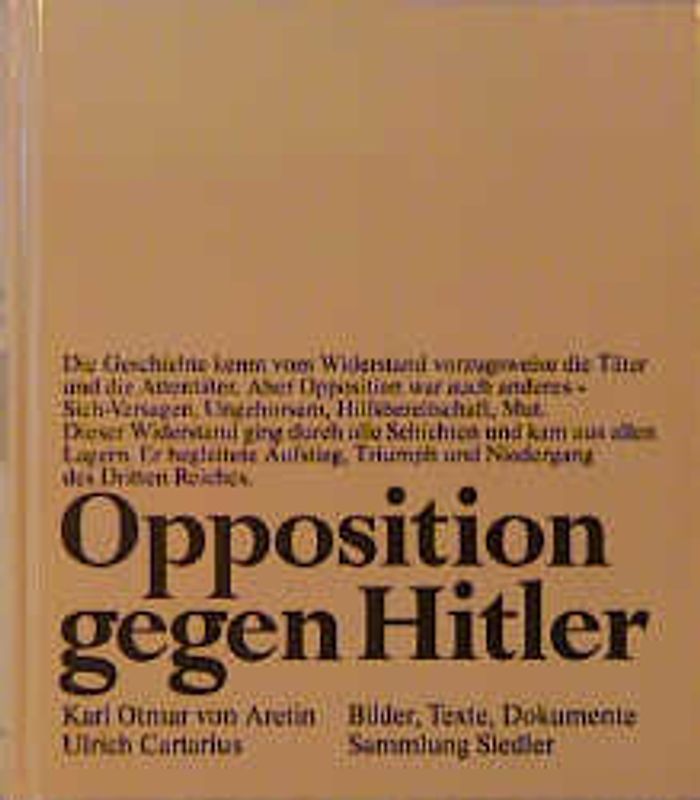 Opposition gegen Hitler