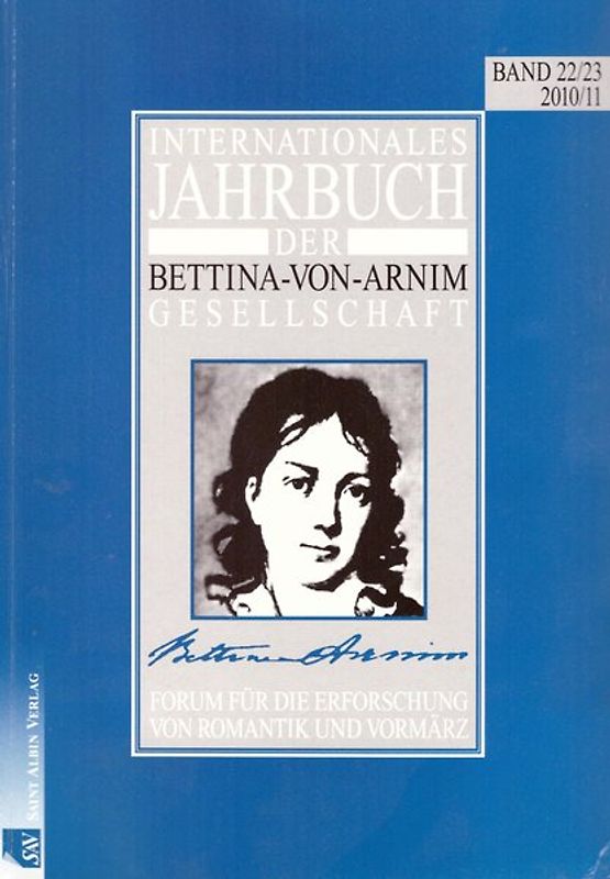 Internationales Jahrbuch der Bettina-von-Arnim-Gesellschaft