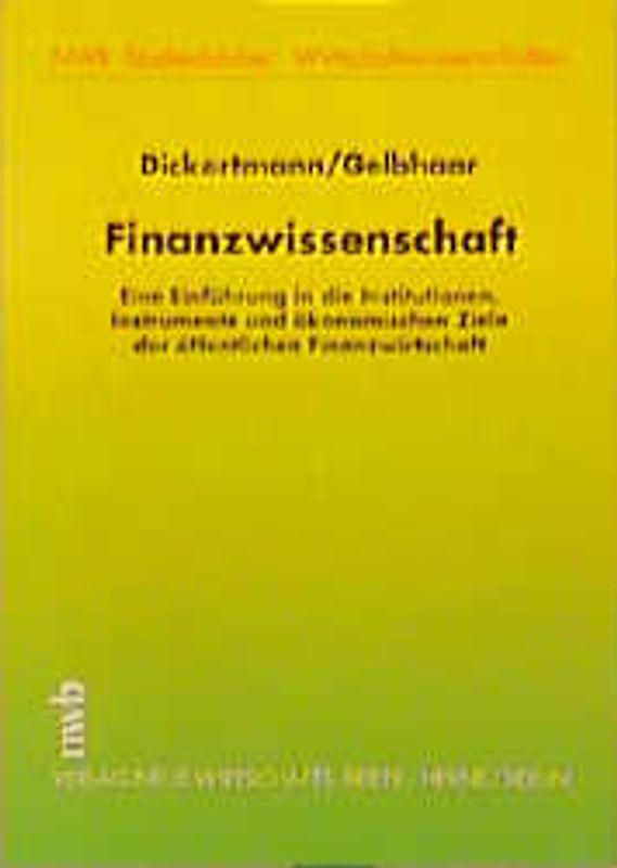 Finanzwissenschaft
