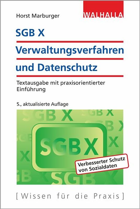 SGB X - Verwaltungsverfahren und Datenschutz