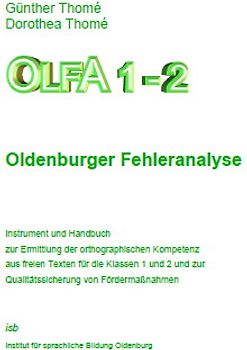 OLFA 1-2 Oldenburger Fehleranalyse für die Klassen 1 und 2