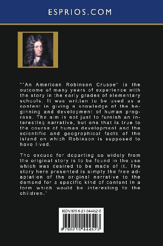 An American Robinson Crusoe (Esprios Classics)