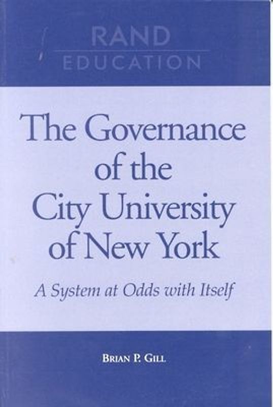 The Governance of the City University of New York