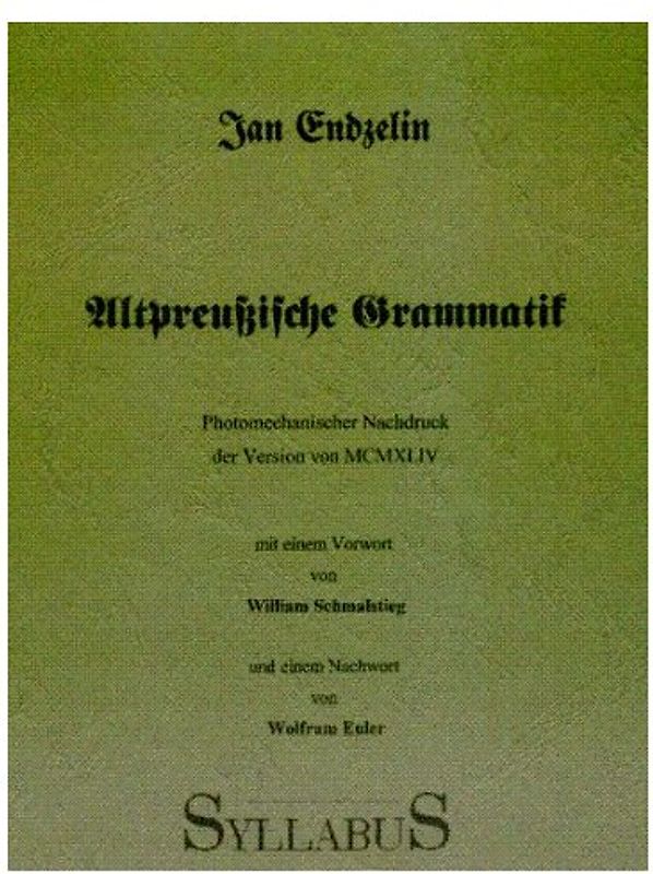 Altpreussische Grammatik