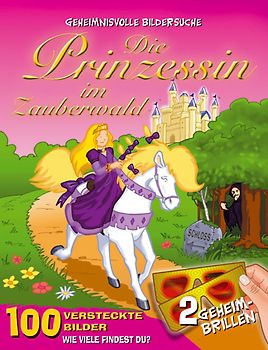 Die Prinzessin im Zauberwald. Gemeimnisvolle Bildersuche