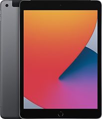 Image of Apple iPad 10,2 128GB [wifi + cellular, model 2020] spacegrijs (Refurbished)