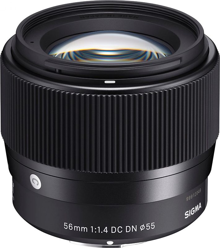Sigma C 56 mm F1.4 DC DN 55 mm Filtergewinde (Sony E-mount Anschluss) schwarz