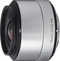 Sigma A 19 mm F2.8 DN 46 mm Objetivo (Montura Micro Four Thirds) plata