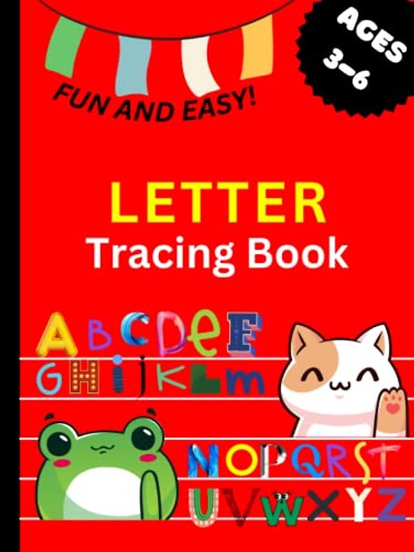 Letter Tracing Book: Fun and Easy! | Coloring Pages and Sight Words Tracking