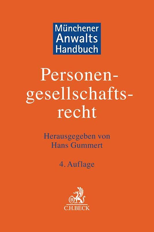 Münchener AnwaltsHandbuch Personengesellschaftsrecht