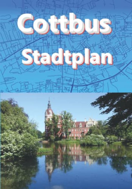 Cottbus Karte Stadtplan 2023 1:26000 Stadkarte: Cityplan Potsdam für Fußgänger, Radfahrer und Autofahrer