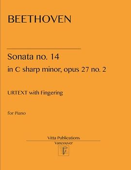 Sonata no. 14: in C sharp minor op. 27 no. 2