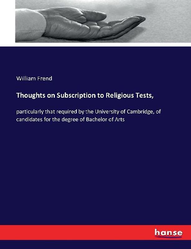 Thoughts on Subscription to Religious Tests,
