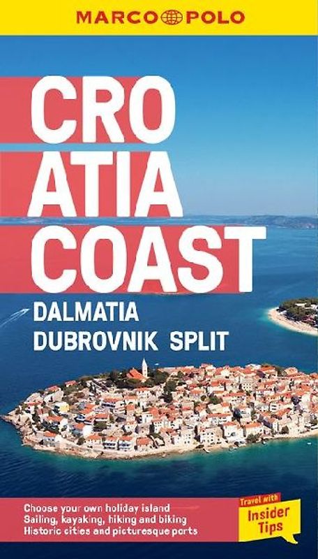 Croatia Coast Marco Polo Pocket Travel Guide - with pull out map