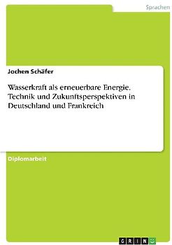 Wasserkraft als erneuerbare Energie. Technik und Zukunftsperspektiven in Deutschland und Frankreich