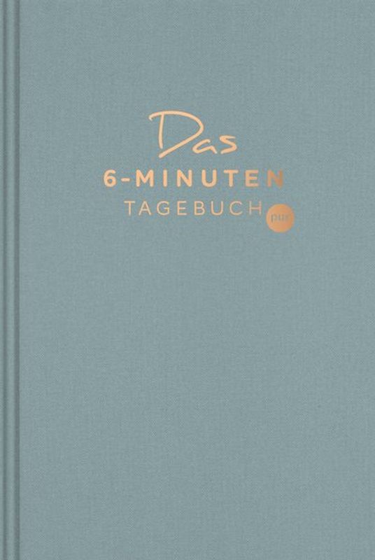 Das 6-Minuten-Tagebuch pur (opalblau)