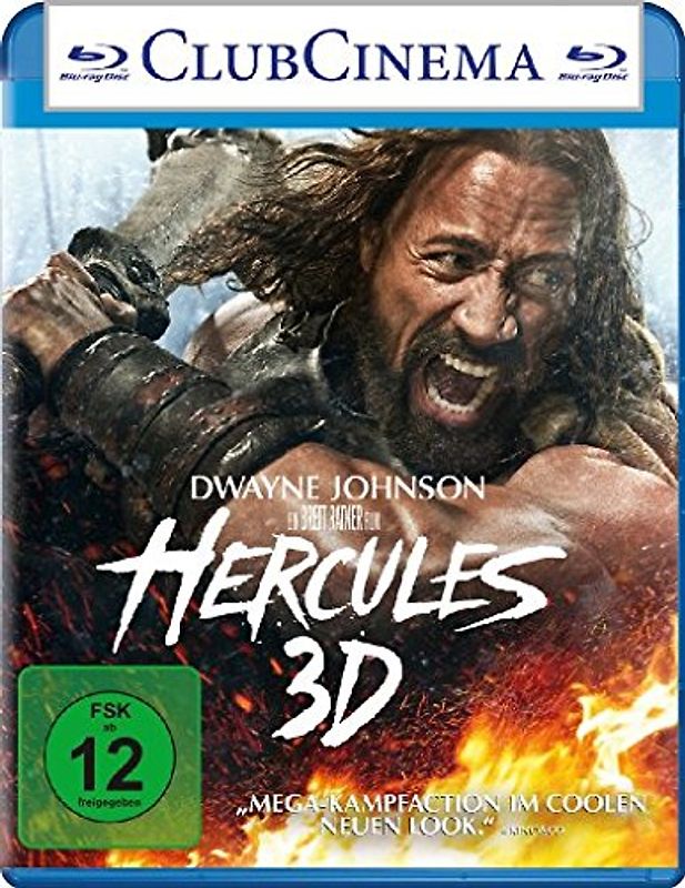 Hercules 3D 3D Blu-ray Disc