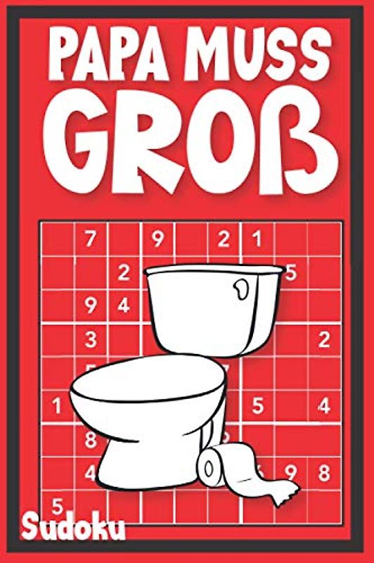 Sudokubuch Geschenk. Kleinigkeit für Männer zum Vatertag. Vatertagsgeschenk Rätselbuch für Erwachsene. Herrentagsgeschenk: Sudokublock für Papa zum ... Herrentag Vater Opa Schwiegervater Kollegen