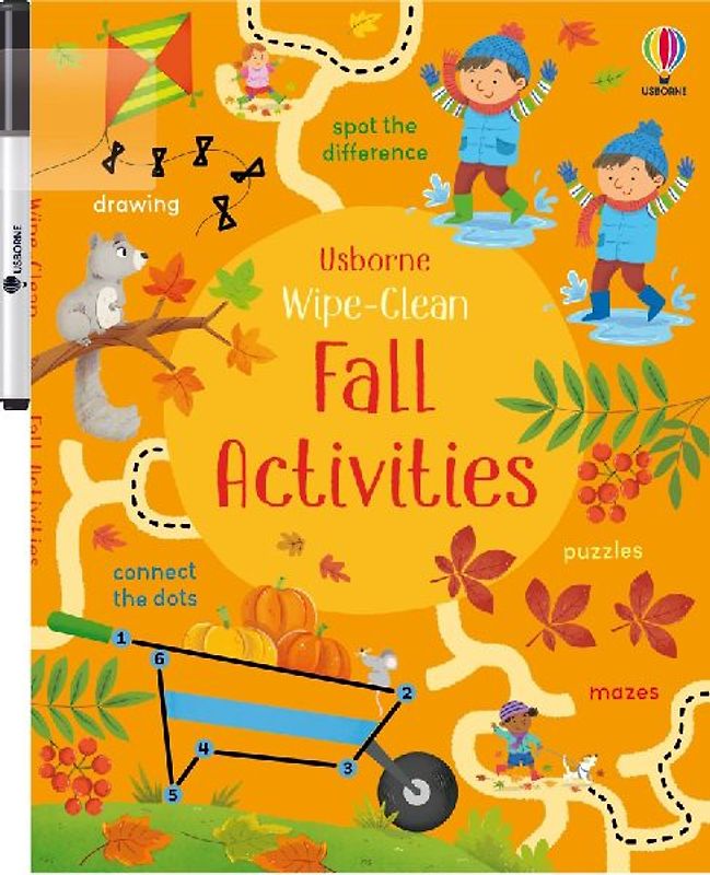 Wipe-Clean Fall Activities