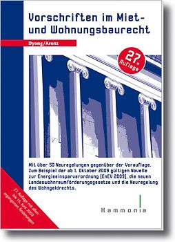 Vorschriften im Miet- und Wohnungsbaurecht