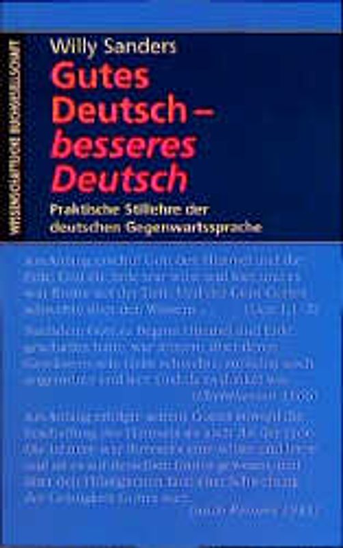 Gutes Deutsch - besseres Deutsch