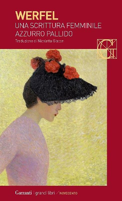 Una scrittura femminile azzurro pallido