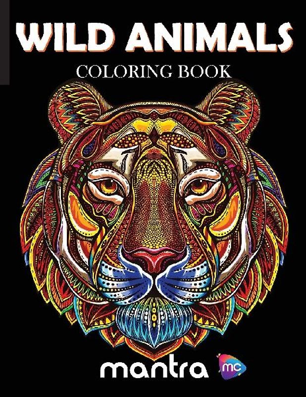 Wild Animals Coloring Book