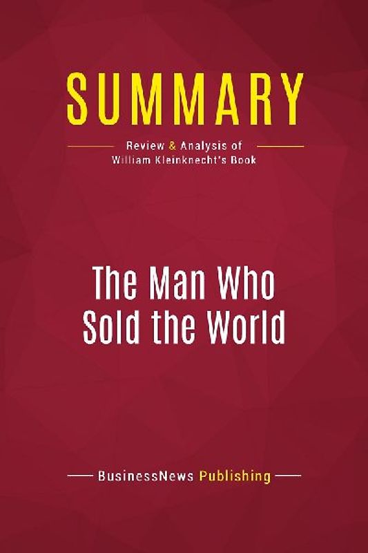 Summary: The Man Who Sold the World