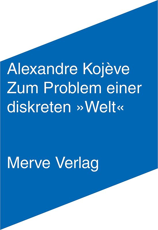 Zum Problem einer diskreten »Welt«
