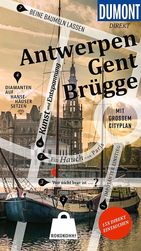 DUMONT direkt Reiseführer Antwerpen, Gent, Brügge