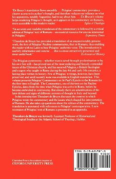 Pelagius's Commentary on St Paul's Epistle to the Romans