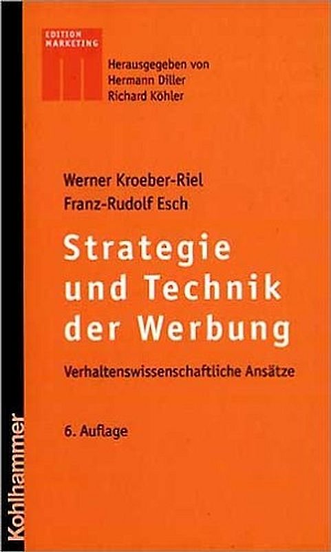 Strategie und Technik der Werbung