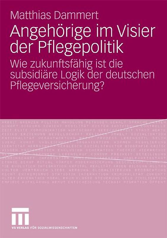 Angehörige im Visier der Pflegepolitik