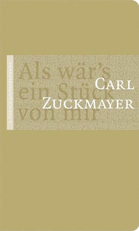 Als wär's ein Stück von mir