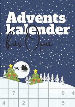 Adventskalender für Opa: Sudoku Weihnachtskalender 2022 für Senioren
