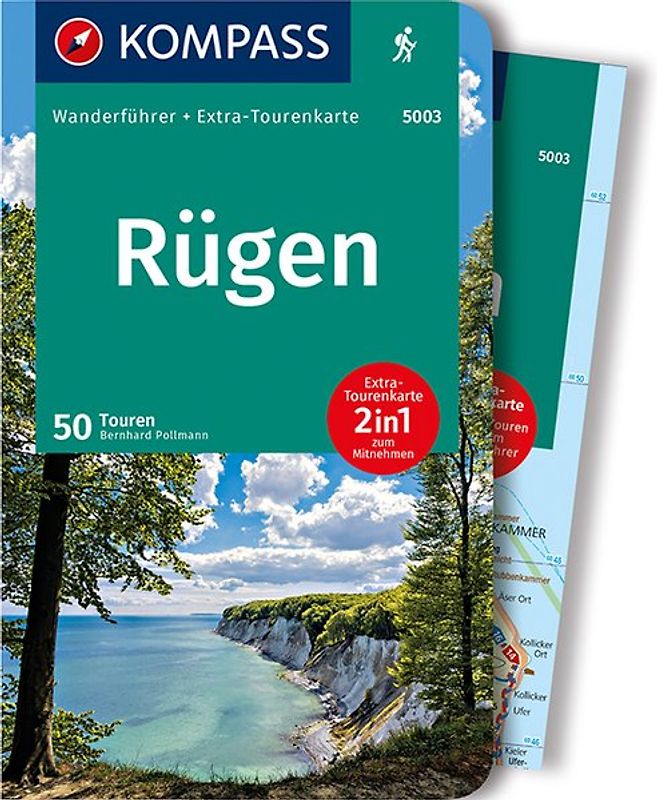 KOMPASS Wanderführer Rügen, 50 Touren