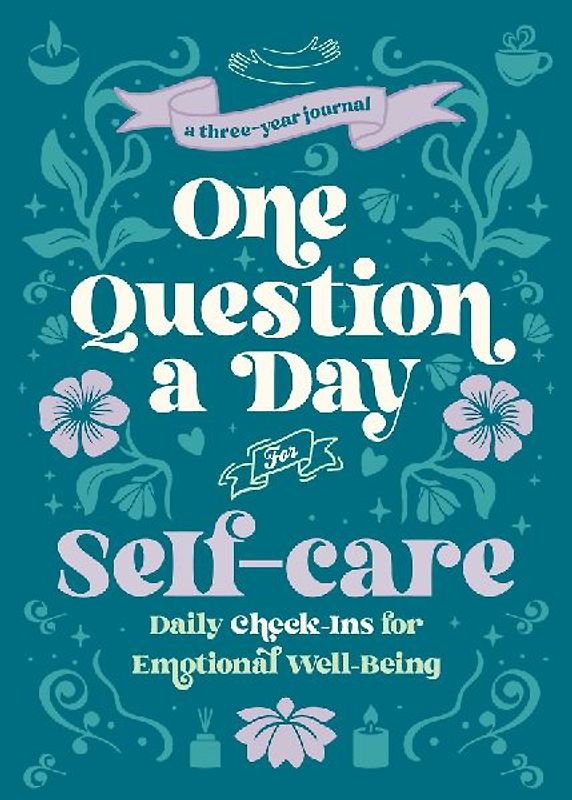 One Question a Day for Self-Care (Floral)