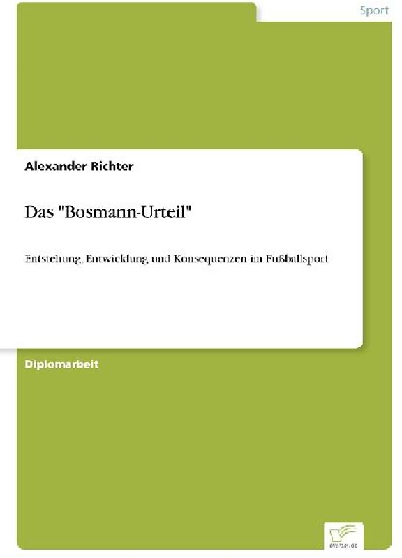 Das "Bosmann-Urteil"