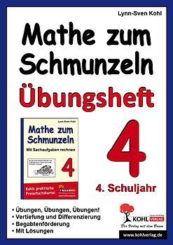 Mathe zum Schmunzeln - Übungsheft, 4. Schuljahr