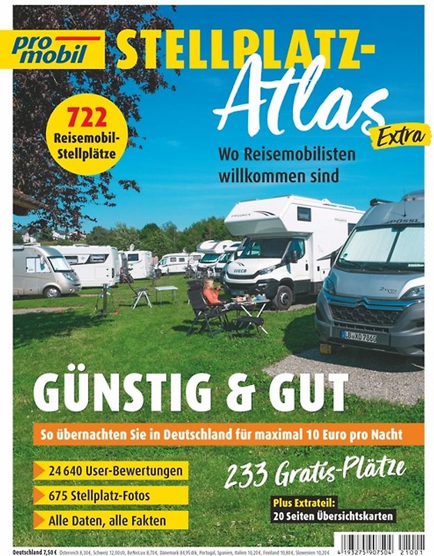 pro mobil Stellplatz Atlas Spezial