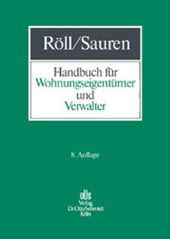 Handbuch für Wohnungseigentümer und Verwalter