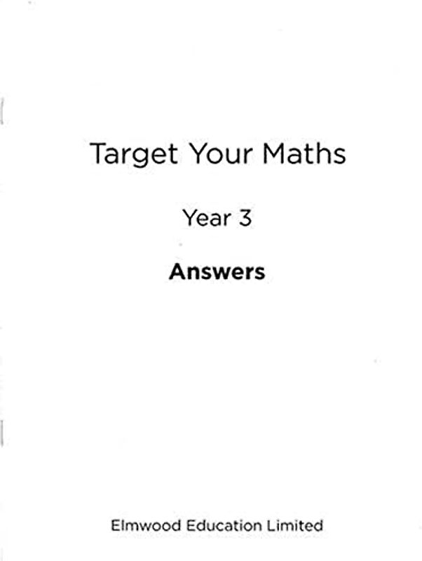 Target Your Maths Year 3 Answer Book